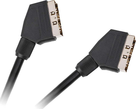 Cabletech Cable Scart male - Scart male 3m Black KPO3961-3