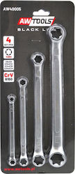 AWTools Set de 4 Duble Chei poligonale