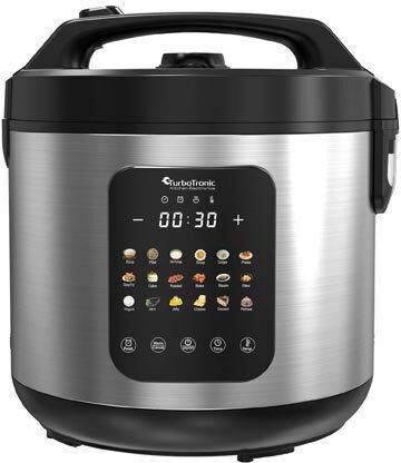 Turbotronic TT-DMC18 Πολυμάγειρας 860W με Χωρητικότητα 5lt Ασημί