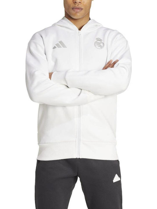 adidas Real Madrid Winter Jacket White IT3805