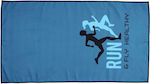 Kipper Towel Face Microfiber Blue 50x90cm.