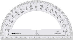 Isomars Μοιρογνωμόνιο 15cm 180°