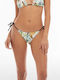 Bikini Slip με Κορδονάκια Multicolor
