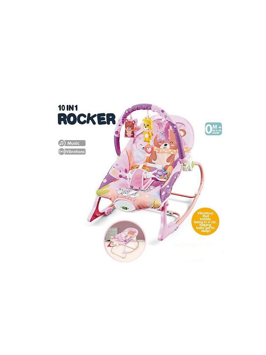 Electric Baby Relax 2 in 1 Αρκουδάκι with Music and Vibration Lilac for Child up to 18kg