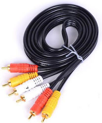 Audio Video Cable 3xrca Cinch Wireman 3rca 150 Hq 1.5 Meters