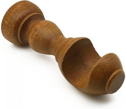 Frans Curtain rail base Wall made of Wood Brown 1pcs
