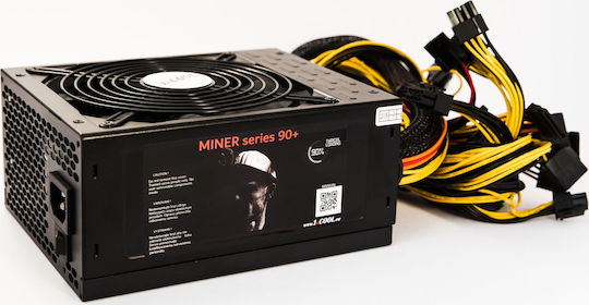 1stCOOL 1600W Μαύρο Τροφοδοτικό Υπολογιστή Semi Modular 80 Plus Gold (ECP-1600A-14-90)