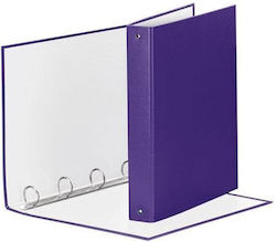 Esselte A4 Meeting 4-30 4-Ring Binder Purple