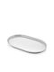 Atlas Melamin Servierplatte Oval Melamin Weiß 34x21cm 1Stück