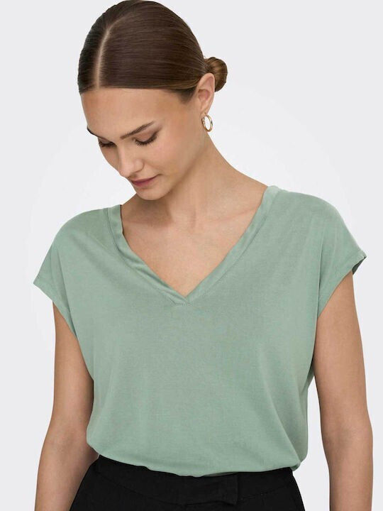Only Women's Blouse with V Neck Physical