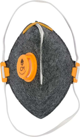 Vorel Maske Halbes Gesicht Schwarz