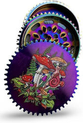 Grinder Τρίφτης 50mm Μεταλλικός Σχέδιο Γρανάζι Mushroom 2 Sprocket 3 Parts Grinder Τρίφτης 50mm Μεταλλικός Σχέδιο Γρανάζι Mushroom 2 Sprocket 3 Parts