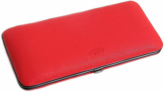 Savinelli Rote Leder Zigarrenetui 3 Zigarren T567rd