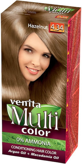 Venita Hair Dye No Ammonia 4.34 Hazelnut 50ml