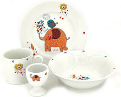 SP Tableware Porcelain Feeding Set 4 Pieces