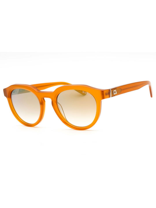 Guess Sunglasses with Orange Frame and Brown Le...