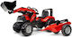 Kids Foot-to-Floor Ride On Tractor with Pedal Red