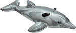 Intex Lil Dolphin Ride On Φουσκωτό Δελφινάκι Δύο Σταθερές Λαβές Γκρι 175x66εκ 58535