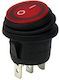 Ein-Aus-Schalter Rot Rund 3p 10a/250v Ip65 Wr5110 Hno