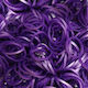 Elastic Rainbow Loom Metalic Violet-300 Bucăți