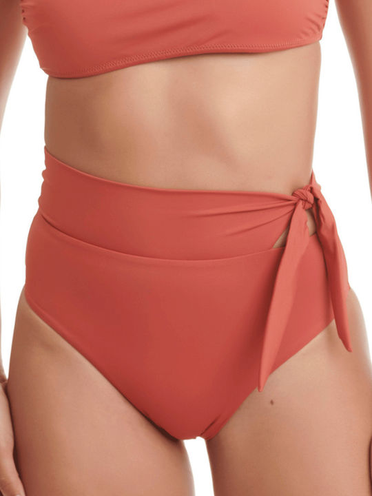 Erka Mare Bikini Slip with Ties Orange