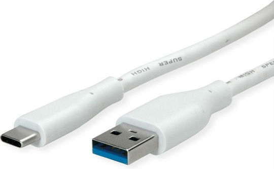 Value USB Typ-C Kabel USB 3.2 männlich - USB-A Weiß 2m 11.99.9035-10