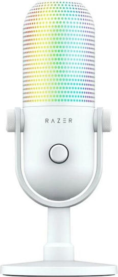 Razer Seiren V3 Chroma Δυναμικό Microfon USB de birou pentru Studio în Culoarea White
