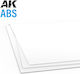 Ak Interactive 0.7mm Thickness X 245 X 195mm – Abs Sheet – 2 Units Per Bag