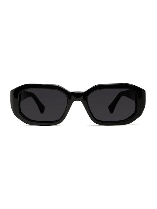 Meller Women's Sunglasses with Black Plastic Frame and Black Polarized Lens SS-A-TUTCAR