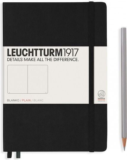 Leuchtturm1917 Бележник L Твърда Корица Черен A5 251 Листа