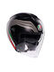 AGV Irides Jet Helmet ECE 22.06 1500gr Bologna Matt Black/Tricolore