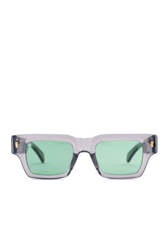 Kyme Unisex Ochelari de soare cu Gri Cadru și Verde Lentilă BOXY 05