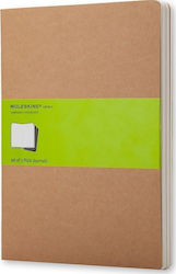 Moleskine Комплект 3 Булет с 32 Бели Бежови Страници