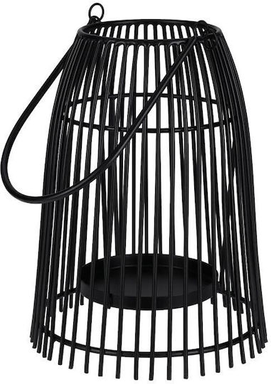 Koopman Laterne Metallisch Schwarz 18x18x24cm 1Stück