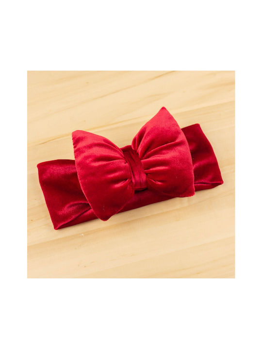 Βελουτέ Kids Headband Red 1pc