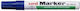 Unverwischbarer Flachblauer Marker Nr. 580b Uni...