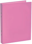 Pink 2-Ring O-Ring Folder 24x32 Typotrust