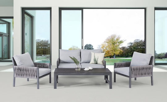 Garten- und Outdoor-Möbelsets Lotus Sapporo Lounge Typsatz 4 Stück