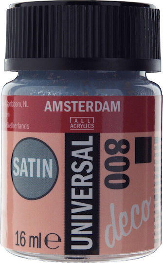 Talens Universal Satin Bottle 16 Ml Silver 800 8712079371586
