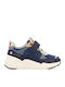 Παιδικά Sneakers με Σκρατς Navy Μπλε