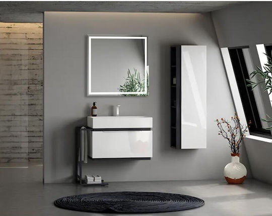 Oglindă de Baie Lumini LED 80x100cm