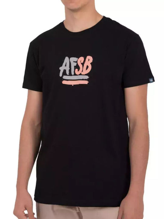 After Slumber T-shirt Bărbătesc cu Mânecă Scurtă Negru