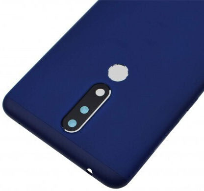 Κапак за замяна на батерията Batterycover W O Camera Lens Син за Nokia 3.1