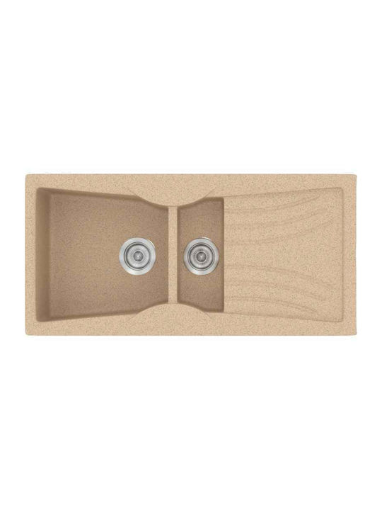 Sanitec Classic Drop-In Sink Synthetic Granite ...