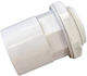 Eurolamp Electrical Conduit Connector with Diameter 32mm made of Plastic 151-21433