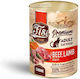 Fisi Wet Food for Adult Cats in Cans with Beef, Lamb and Tuna Grain-Free 400gr