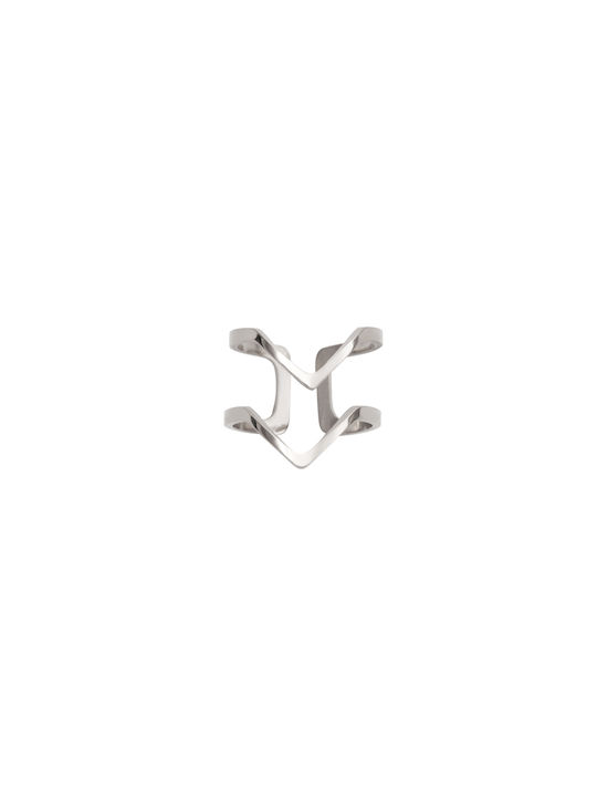 Silverline Damen Ring aus Stahl