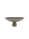 InTheBox Dekorative Schüssel Aluminium Sockel Silber 35.5x12x15.25cm 1Stück