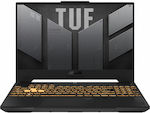 Asus TUF Gaming F15 FX507VV-LP139W 15.6" FHD 144Hz (i7-13620H/16GB/512GB SSD/GeForce RTX 4060/W11 Acasă) Mecha Gray (Tastatură US)