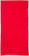Prosoape de plajă monocromă Miami Beach Coral Red 145x70 0080-roșu roșu